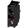 Siemens SIRIUS ACT módulo de contacto 3SU1400-1AA10-1MA0, 1 NA + 1 NC, borne de tornillo, 500 V CA/CC