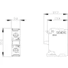 Siemens SIRIUS ACT módulo de contacto 3SU1400-1AA10-1MA0, 1 NA + 1 NC, borne de tornillo, 500 V CA/CC