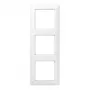 Jung AS 500 marco embellecedor triple, blanco alpino SPAS583WW