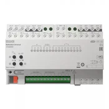 JUNG 2590M1SR KNX Multistation universal, carril DIN, 8 TE