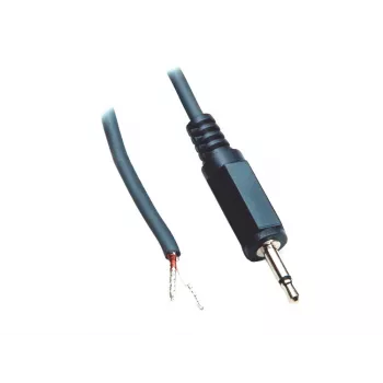 BKL Electronic 1101047 Conector jack mono de 2,5 mm, 2 polos, conexión por soldadura
