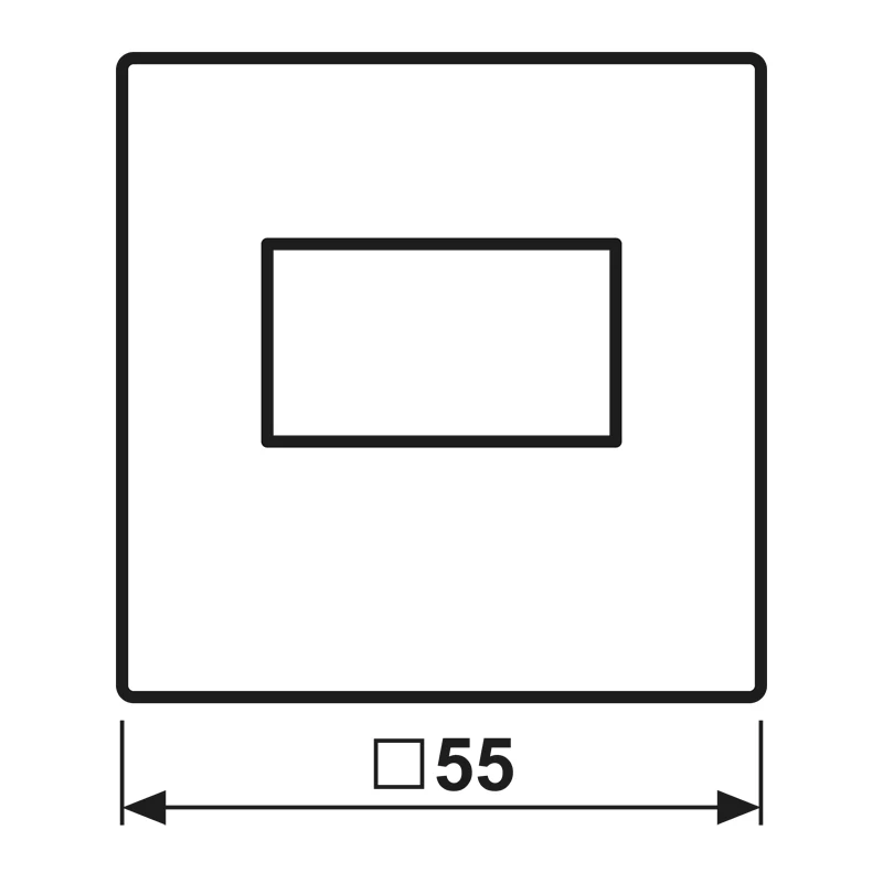 JUNG A 1569 USB ANM Tapa para cargador USB, termoplástico lacado, serie A, antracita mate