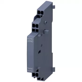 Siemens Interruptor auxiliar 2 NA, montaje lateral para interruptores automáticos 3RV2 S00/S0 - 3RV29012B