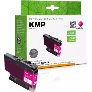 Cartucho de tinta magenta KMP compatible con brother LC-3239XLM (1543,4006)