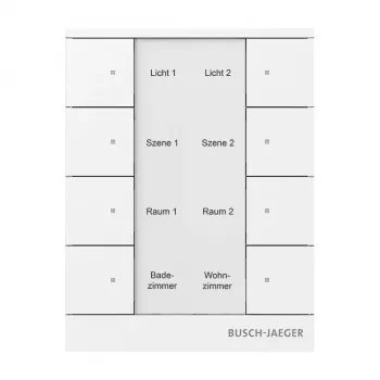Busch-Jaeger free@home Elemento de control, blanco alpino, 2 canales 2CKA006220A0886
