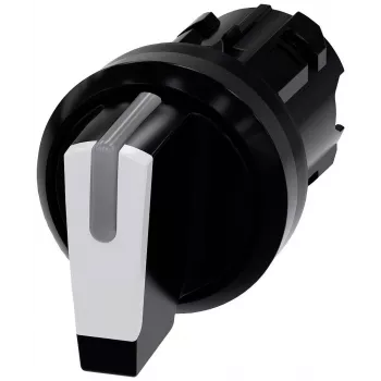 Siemens SIRIUS ACT Elemento frontal de selector, blanco, 2 posiciones, 22mm 3SU1002-2BN60-0AA0