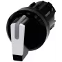 Siemens SIRIUS ACT Elemento frontal de selector, blanco, 2 posiciones, 22mm 3SU1002-2BN60-0AA0