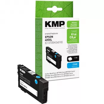 KMP 1656,4003 Cartucho de tinta cian compatible (equivalente a Epson 16XL, alto rendimiento)