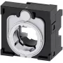 Siemens SIRIUS ACT Soporte para 4 aparatos de mando, 22 mm, plástico negro, montaje en panel frontal, 3SU1500-0BA10-0AA0