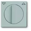 Busch-Jaeger BJ 1740-83 Placa embellecedora para interruptor/pulsador de persiana con mando giratorio, future linear, aluminio 2CKA001710A3661