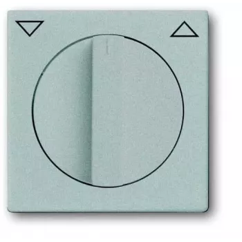 Busch-Jaeger BJ 1740-83 Placa embellecedora para interruptor/pulsador de persiana con mando giratorio, future linear, aluminio 2CKA001710A3661