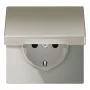 JUNG ES1521KL base de enchufe SCHUKO con tapa abatible