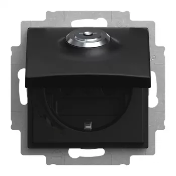 Busch-Jaeger Mecanismo de toma de corriente 20 EUKBSL-915-101 Schuko 1 elemento empotrar negro mate 2CKA002018A1589