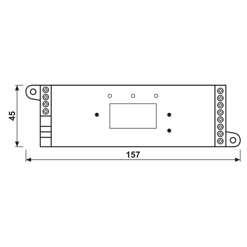 JUNG KNX Controlador LED 5 canales DC 5-48V, carril DIN, Secure, 390051SLEDE