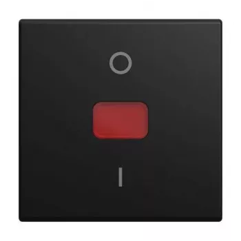 Busch-Jäger Tecla con lente roja 2508-915 (2CKA001731A4044)