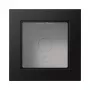JUNG A 5581 BF A SWM Tapa de superficie 1 elemento, A CUBE, termoplástico lacado, negro grafito mate
