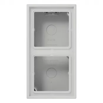 JUNG LS582ALG Caja de superficie 2 elementos gris claro
