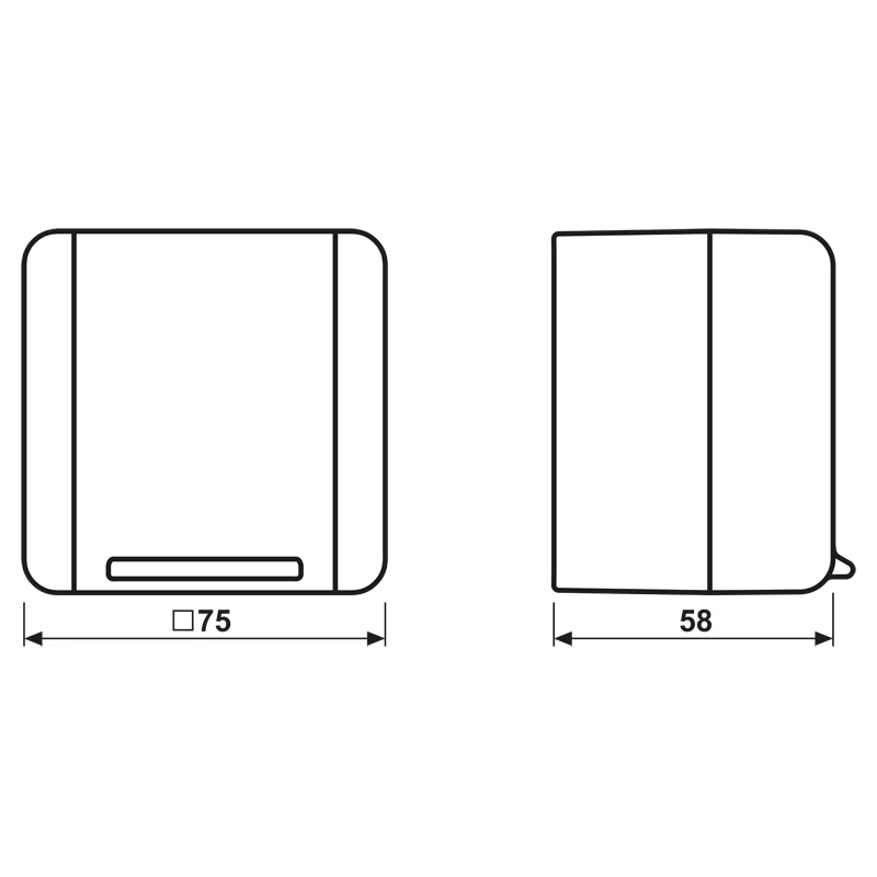 JUNG 821-20 USW Toma estándar US NEMA 20 A 125 V con tapa abatible, WG 800, gris