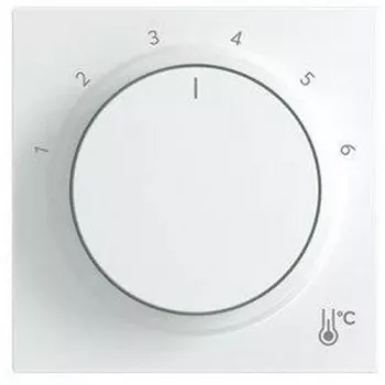 BUSCH-JAEGER Placa central redonda con inscripción 1-6, blanco estudio, 2CKA001710A4207