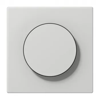 Jung LS1740LG Tapa de regulador giratorio con mando, duroplast, gris claro