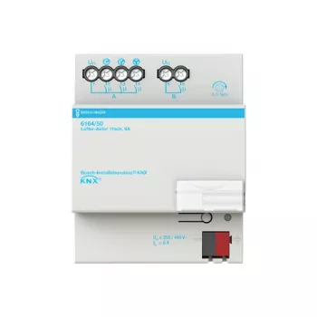 Busch-Jaeger KNX Actuador de ventilador 1 módulo 6A 6164/50 (6151-0-0241)