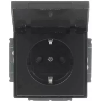 Busch-Jaeger Mecanismo de toma de corriente SCHUKO negro mate 20 EUKB-885 2CKA002018A1523