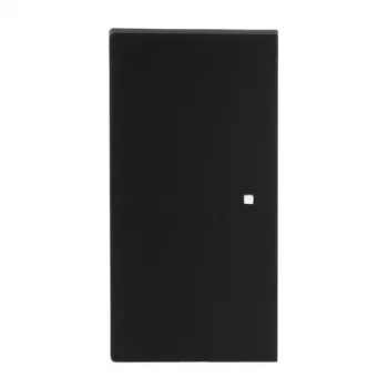 BUSCH-JAEGER 6230-20-45M Tecla doble embellecedora, sin inscripción, negro mate 2CKA006220A0947
