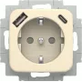 BUSCH-JAEGER Toma de corriente SCHUKO con USB-A+C, 20 EUCB2USBAC-212 (2CKA002011A6295)
