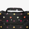 Reisenthel trolley M bolsa trolley, poliéster, negra con lunares, colores variados, 2 ruedas (NT7009)