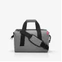 Reisenthel allrounder M maletín de médico unisex, cremallera, gris/negro (MS7052)