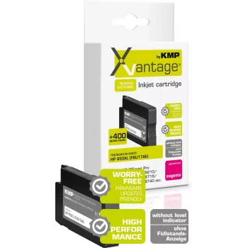 KMP XVantage cartucho de tinta pigmentada magenta compatible con HP 953XL (F6U17AE) 1748,4086