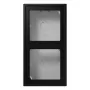 JUNG LS 582 A SWM tapa de superficie 2 elementos, LS CUBE, duroplasto lacado, negro grafito mate