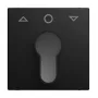 Busch-Jaeger Busch-balance SI placa central con símbolo flecha subir/bajar, negro mate 2CKA001710A4259