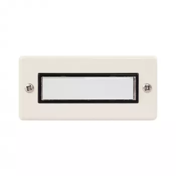 Grothe ETA 631 WS Placa ciega para porteros automáticos serie ETA 600, blanco 55631