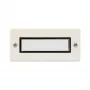 Grothe ETA 631 WS Placa ciega para porteros automáticos serie ETA 600, blanco 55631