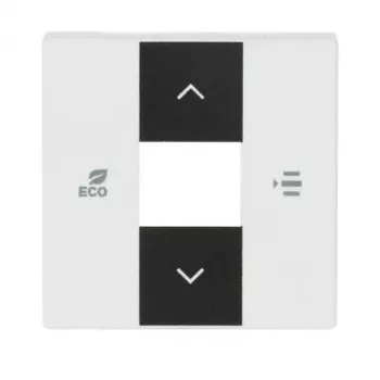 Busch-Jaeger studio® Placa central 6220-0-0497, blanco estudio, para tomas UAE/TAE