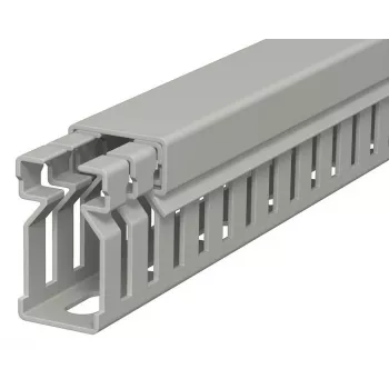 OBO BETTERMANN 6178003 Canaleta de cables 2000x15x30 mm gris PVC ranurada