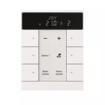 BUSCH-JAEGER termostato de ambiente SBR/U6.0.11-84, 6 funciones, KNX 2CKA006330A0003
