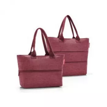 Reisenthel shopper e1 bolsa de la compra Twist Maroon 12L RJ3104
