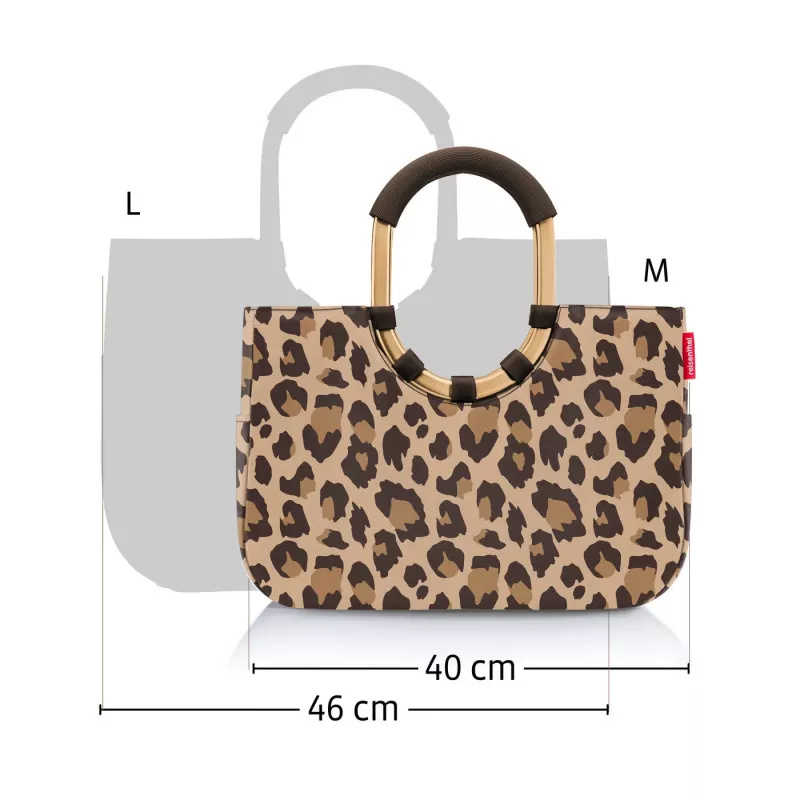 reisenthel loopshopper L cesta de la compra, Twist Silver, 25 L, marco de aluminio, poliéster OR7052