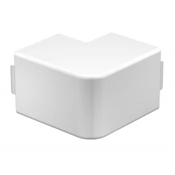 OBO Bettermann WDK 60060 tapa de esquina exterior para canal de pared y techo 60 x 60 mm, blanco puro RAL 9010 (6192319)