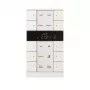 Busch-Jaeger aparato HVAC 10 vías, BE,studio/blanco SBR/U10.0.11-884 (2CKA006330A0051)
