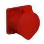 OBO Bettermann toma de corriente CEE empotrable 400V 32A 5 polos 6h IP44 rojo 6109876