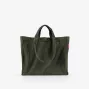 reisenthel Softshopper cord dark matcha GR5057 bolso de hombro poliéster 28 l