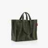 reisenthel Softshopper cord dark matcha GR5057 bolso de hombro poliéster 28 l