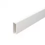 OBO Bettermann 6150780 canaleta de cables, 2000 x 30 x 10 mm, blanco puro, 1 ud.