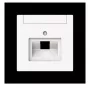 Busch-Jaeger future linear placa central 1 vía UAE con campo de rotulación, blanco estudio mate 2CKA001710A4220