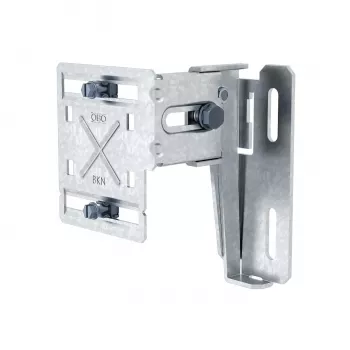 OBO Bettermann BKN75 125 consola de montaje vertical, profundidad ajustable 78-127 mm, acero galvanizado en caliente 6288003