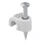 OBO Bettermann clip de clavo aislado 9 mm gris claro (pack de 100) 2227746