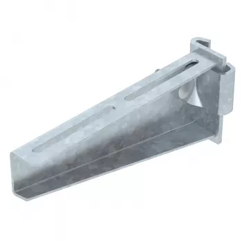 OBO Bettermann AS 55 soporte en voladizo, galvanizado en caliente, 210 mm de salida, perfil 55x30 mm 6419286